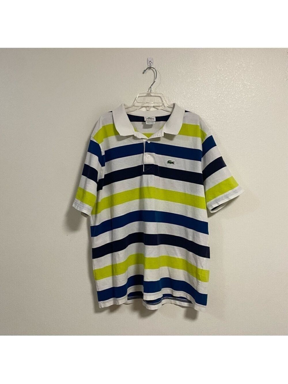Lacoste Shirt Men’s 8/2XL Striped Polo Shirt Lacoste Sport Light stains